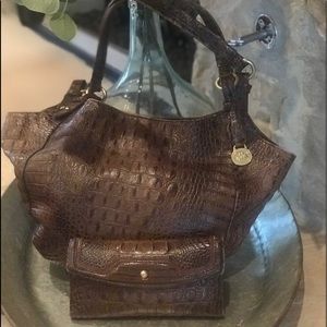 Brahmin purse with matching wallet